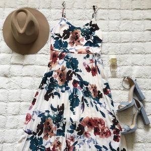 Floral midi dress